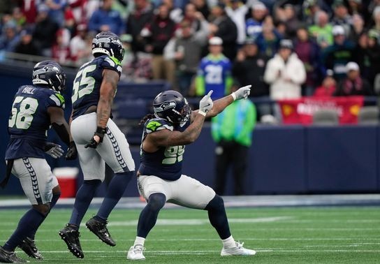 Image for story: After rough start under coach Mike Macdonald, the Seahawks' defense has become a strength