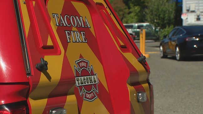 Tacoma fire crews helped put out a boat fire in Commencement Bay on July 4, 2024. (KOMO News)