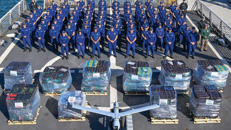Image for story: 金刚专业预测有趣弹珠赛道主题 Coast Guard seizes massive cocaine haul with partners in Pacific