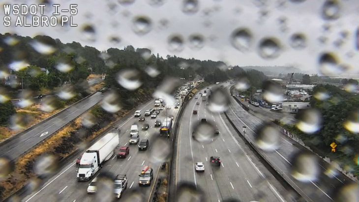 Image for story: Cold front brings soaking and cool temperatures to Seattle