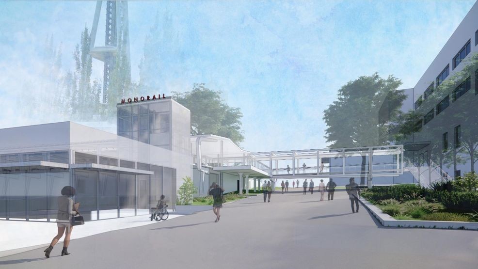 Image for story: Monorail renovation to ease crowd flow for potential NBA return, major Seattle events