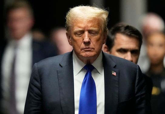 Image for story: Trump's attorneys want hush money conviction tossed, citing Biden's recent pardon 