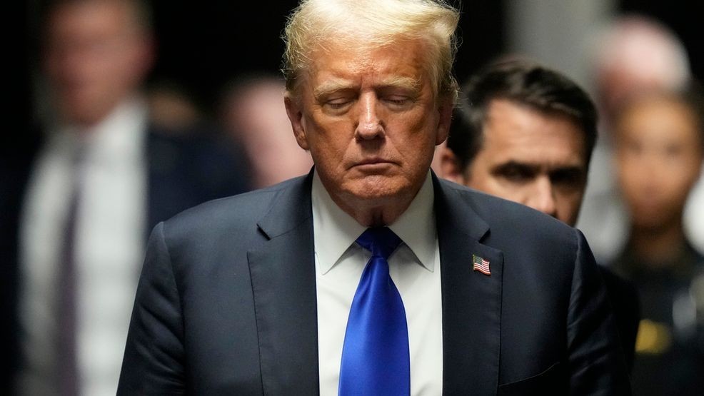 Image for story: Trump's attorneys want hush money conviction tossed, citing Biden's recent pardon 