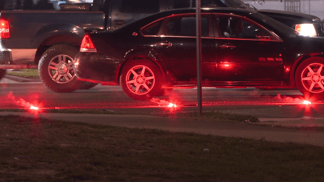 A man is hospitalized and possibly facing charges after he was stabbed while allegedly attacking his ex-girlfriend. (SBG San Antonio)