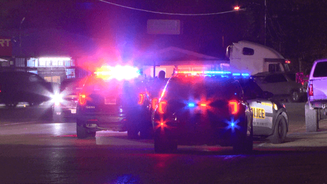 A man is hospitalized and possibly facing charges after he was stabbed while allegedly attacking his ex-girlfriend. (SBG San Antonio)